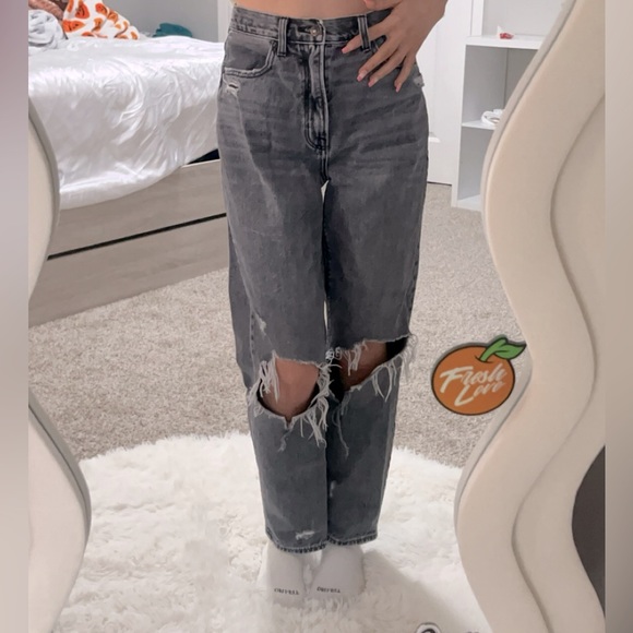 American Eagle Outfitters Denim - Black American Eagle Ripped Jeans